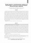 Research paper thumbnail of Paisajes agrarios y transformaciones sociales en el San Juan Mayo y sureste de la cuenca de Pozuelos (Provincia de Jujuy, Argentina)