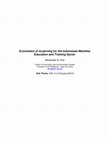 Research paper thumbnail of Economics of eLearning for the Indonesian Maritime Education and Training Sector