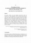 Research paper thumbnail of The making of a theory: An analysis of the trajectory of the 'great earthquake' at Taxila in Sir John Marshall's works