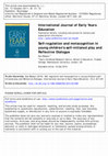 Self-regulation and metacognition in young children's self-initiated play and Reflective Dialogue Cover Page