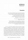 Research paper thumbnail of Presentación