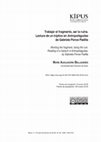 Research paper thumbnail of Trabajar el fragmento, ser la ruina. Lectura de un tríptico en Antropofaguitas de Gabriela Ponce Padilla