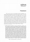 Research paper thumbnail of Presentación