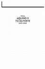 From Aquino II to Duterte (2010 - 2018) - Book Contents & Introduction Cover Page