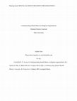 Research paper thumbnail of Communicating Mental Illness in Religious Organizations