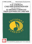 CLASSIC (jVITAR With 25 Studies/Con 25 Estudios MEL BAY PRESENTS THE COMPLETE CARCASSI (jVITAR METHOD EL METODO COMPLETO PARA (jVITARRA DE CARCASSI Cover Page