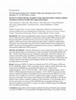 Research paper thumbnail of The First Live Birth Following Aneuploidy Testing using Spent Embryo Medium combined with Blastocoel Fluid in Parallel with Trophectoderm Biopsy