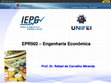 EPR502 -Engenharia Econômica Cover Page