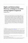 Rights and Relationships: Rhetorics of Religious Freedom among English Evangelicals Cover Page