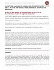 Research paper thumbnail of AJUSTE DE BAREMOS Y NORMAS DE INTERPRETACIÓN DE LA PLON-R: UN MODELO PRELIMINAR DE ADAPTACIÓN REGIONAL Scales fit and norms of interpretation of the A preliminary model of regional adaptation