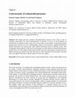 Research paper thumbnail of Cybersecurity of critical infrastructure