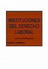 INSTITUCIONES DEL DERECHO LABORAL Cover Page