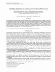 Research paper thumbnail of Generalized linear modelling in geomorphology