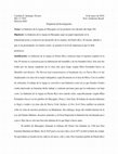 Research paper thumbnail of Propuesta de Investigacion La Industria de la Aguja en Mayaguez en las primeras tres decadas del Siglo XX