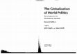 Baylis john steve smith the globalization of world politics Cover Page