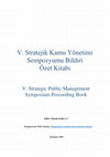 Research paper thumbnail of V. SKYS 2019 Özet Bildiri Kitabı