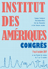 Table ronde "Etudes aréales". Congrès de l'Institut des Amériques Cover Page