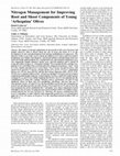 Research paper thumbnail of Nitrogen Management for Improving Root and Shoot Components of Young 'Arbequina' Olives