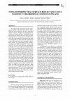 Research paper thumbnail of USING HYPERSPECTRAL SURFACE REFLECTANCE DATA TO DETECT CHLOROPHYLL CONTENT IN PECANS