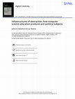 Research paper thumbnail of Infrastructures of Abstraction: How Computer Science Produces Anti-Political Subjects