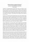 Research paper thumbnail of Educazione alla pace o preparazione alla guerra. I protocolli d’intesa MIUR-Ministero della Difesa