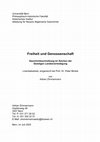 Research paper thumbnail of Freiheit und Genossenschaft. Geschichtsschreibung im Zeichen der Geistigen Landesverteidigung