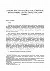 Research paper thumbnail of AVRUPA BİRLİĞİ ENTEGRASYON SÜRECİNDE BİR ANAYASAL DİRENİŞ ÖRNEĞİ OLARAK İSPANYA