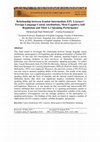 Relationship between Iranian Intermediate EFL Learners' Foreign Language Causal Attributions, Meta-Cognitive Self- Regulation and Their L2 Speaking Performance Cover Page