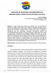 Research paper thumbnail of O DISCURSO DE ESCRITORES CONTEMPORÂNEOS DA AMAZÔNIA SOBRE A CRISE POLÍTICA NO BRASIL (2016-2019)