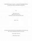 Research paper thumbnail of Perceptions of policy capacity: A case study of the Prince Edward Island public service using theory and practice