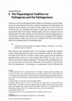 Research paper thumbnail of The Papyrological Tradition on Pythagoras and the Pythagoreans