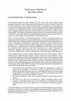 Research paper thumbnail of Environmental Security Review