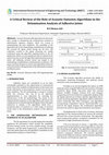 IRJET- A Critical Review of the Role of Acoustic Emission Algorithms in the Delamination Analysis of Adhesive Joints Cover Page