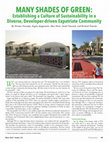 Many Shades of Green: Establishing a Culture of Sustainability in a Diverse, Developer-driven Expatriate Community. Cover Page