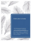 Child Labor in Jordan Cover Page