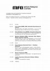 Research paper thumbnail of Journée des doctorants et postdoctorants de la MFO, 6 décembre 2019 (programme)