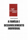 A FAMÍLIA E A FAMÍLIA E DESENVOLVIMENTO DESENVOLVIMENTO INDIVIDUAL INDIVIDUAL Cover Page