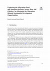 Research paper thumbnail of Exploring the Migration-Food and Nutrition Security Nexus: How Aid Policies Can Maximize the Migration- Related Sustainable Development Opportunities