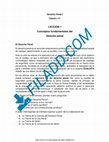 Derecho Penal I Conceptos fundamentales del Derecho penal Cover Page