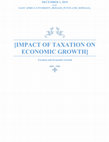 Impact of Taxation On Economic Growth Cover Page