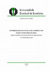 Invisibilidade das favelas de Londrina nos dados censitários do IBGE : implicações nos diagnósticos urbanos de vulnerabilidade, (The invisibility of the favelas of Londrina in the IBGE census: the implications in the urban diagnostics of vulnerability), Autor: Letícia de Castro Cover Page