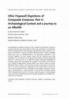 Research paper thumbnail of Ohio Hopewell Depictions of Composite Creatures: Part II- Archaeological Context and a Journey to an Afterlife