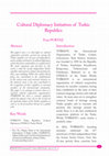 Cultural Diplomacy Initiatives of Turkic Republics Cover Page