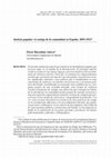 Research paper thumbnail of "Justicia popular: el castigo de la comunidad en España, 1895-1923”, Hispania, Vol. 79, nº 263, págs. 699-725