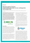 Research paper thumbnail of Serious game Carion: Wijkverpleegkunde in een uitdagende leeromgeving.