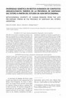 MITOCHONDRIAL DIVERSITY OF HUMAN REMAINS FROM THE LATE PRE-HISPANIC PERIOD IN THE PROVINCE OF SANTIAGO DEL ESTERO, ARGENTINA Cover Page