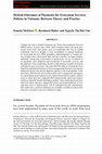 Research paper thumbnail of Hybrid Outcomes of Payments for Ecosystem Services Policies in Vietnam: Between Theory and Practice