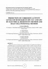 PREDICTION OF CORROSION ACTIVITY LEVELS OF HYSD BARS IN OPC SCC AND GPC BY ELECTRICAL RESISTIVITY METHOD AND HALF CELL POTENTIAL METHOD Cover Page