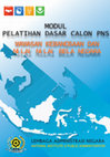 WAWASAN KEBANGSAAN DAN NILAI NILAI BELA NEGARA MODUL PELATIHAN DASAR CALON PNS Cover Page