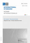 ISO 31010 2019 Risk management -Risk assessment techniques Management du risque -Techniques d'appréciation du risque Cover Page